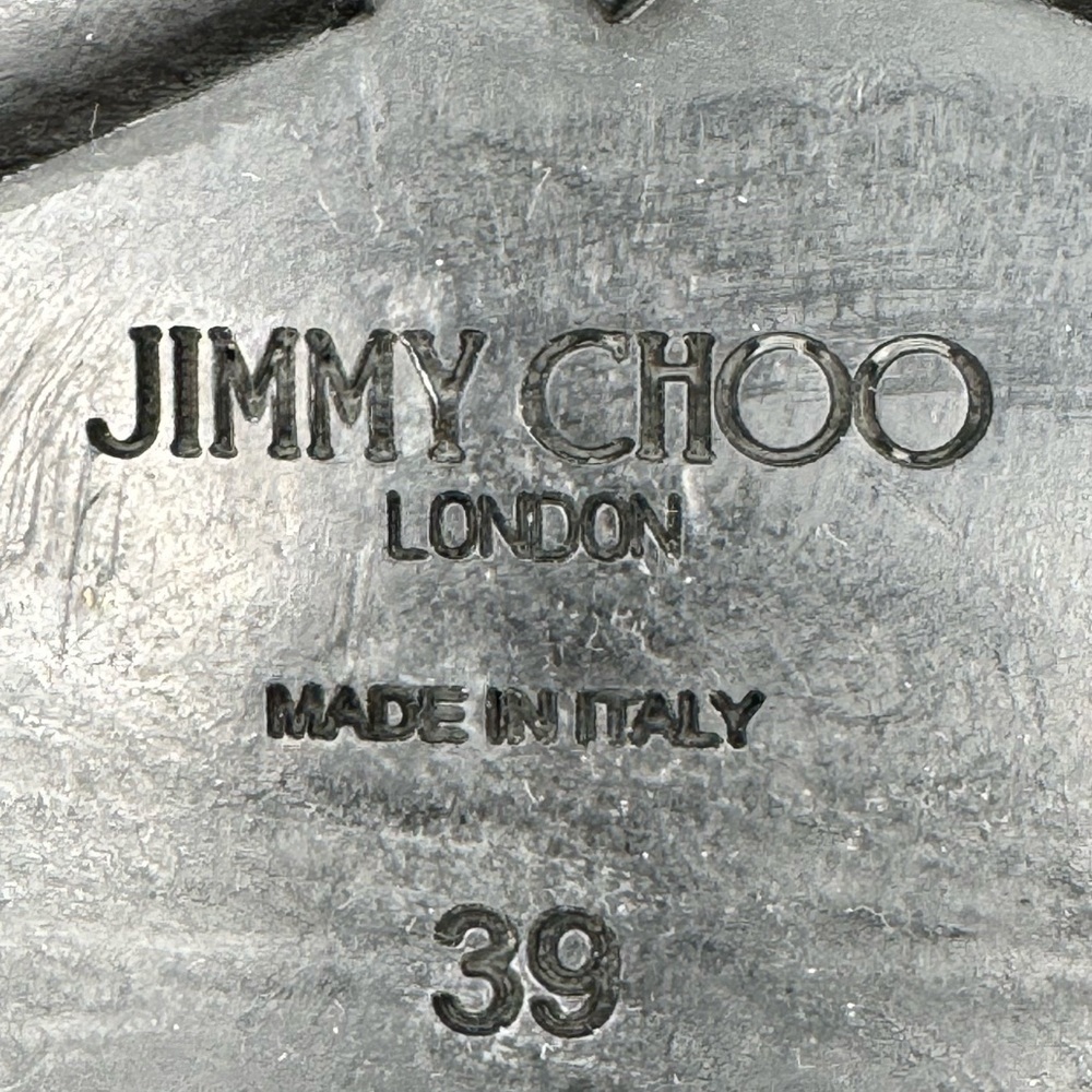 Jimmy Choo Dakar Crinkled Leather Mid Calf Boots -Luxury and Style in Every Step - Picture 10 of 10